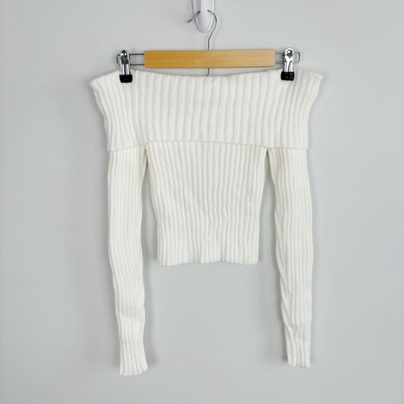 Superdown Ava Sweater in Cream Size XS - Picture 4 of 8